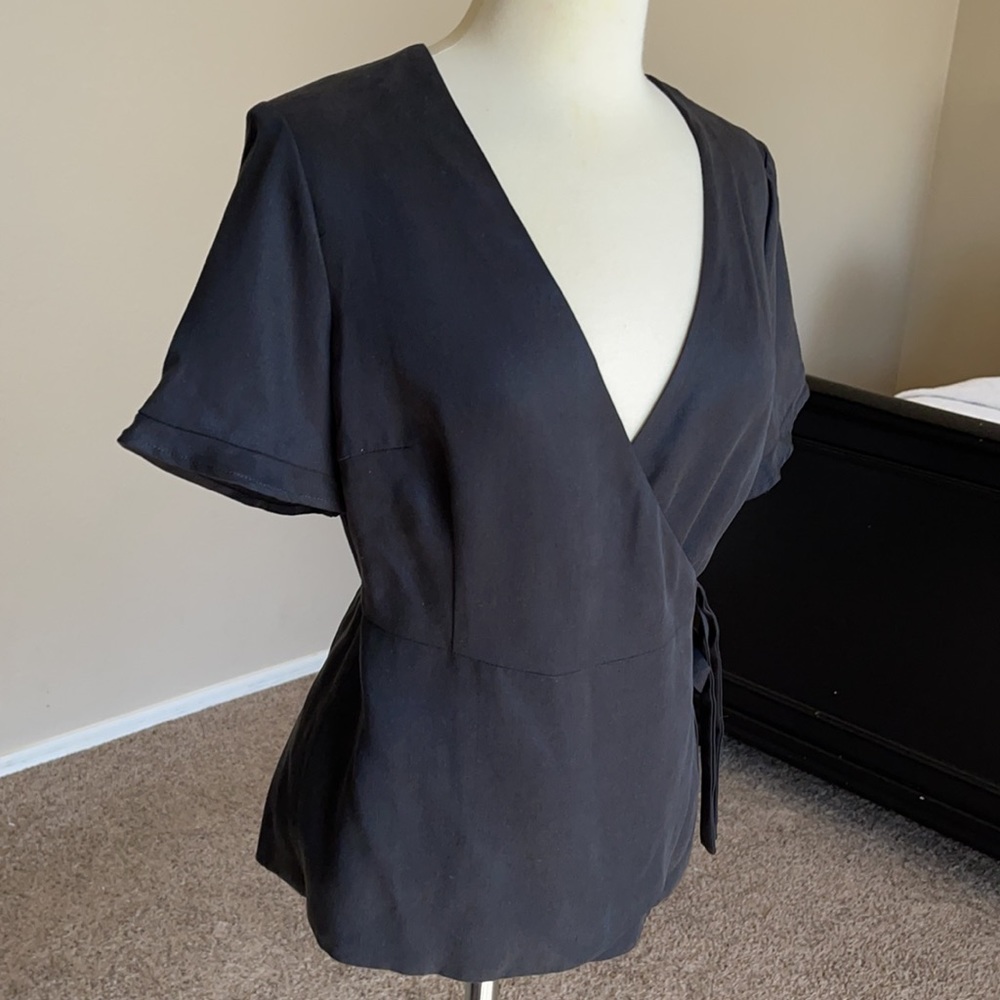 Drew Ramon Black Blouse Xsmall - Picture 2 of 5